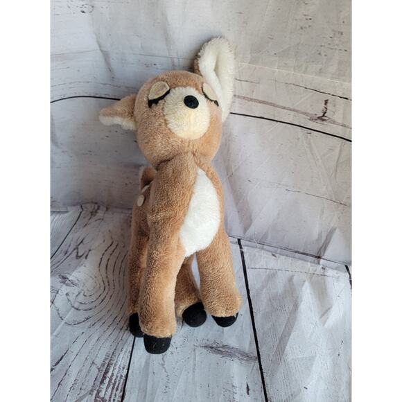 Vintage 1974 R Dakin Bambi Fawn Deer Stuffed Animal Plush 11" Sleepy Eyes Spots - Picture 3 of 8